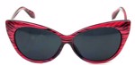 Cateye solbriller i rød